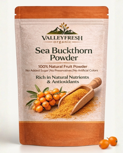Sea Buckthorn Powder (100% Pure) | ValleyFresh Organic