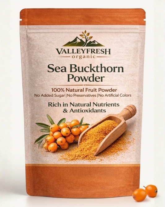 Sea Buckthorn Powder (100% Pure) | ValleyFresh Organic