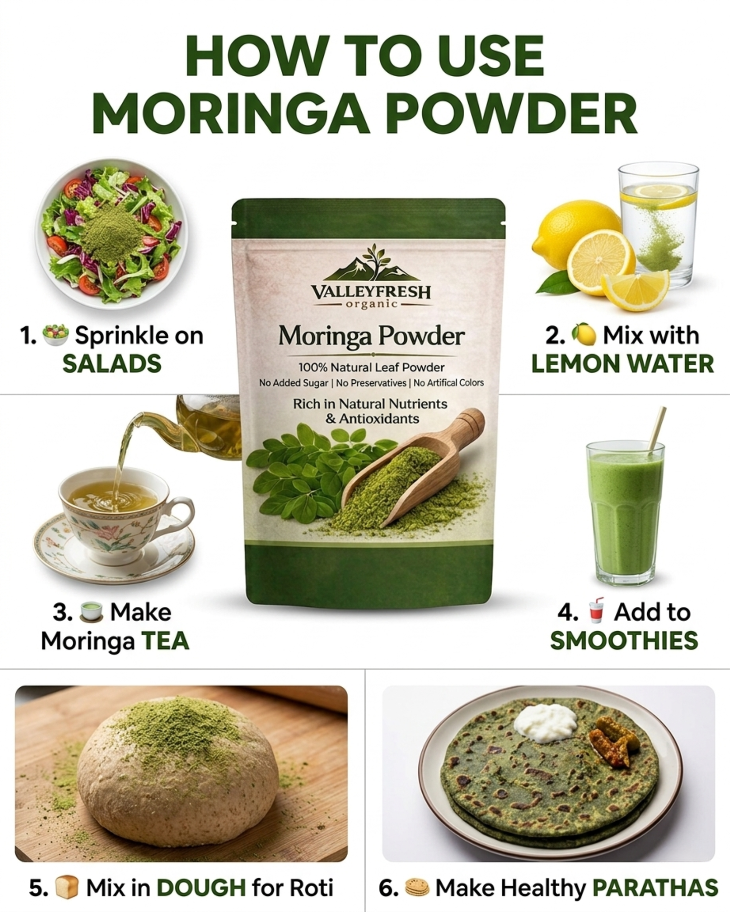 Moringa Powder | Grade A
