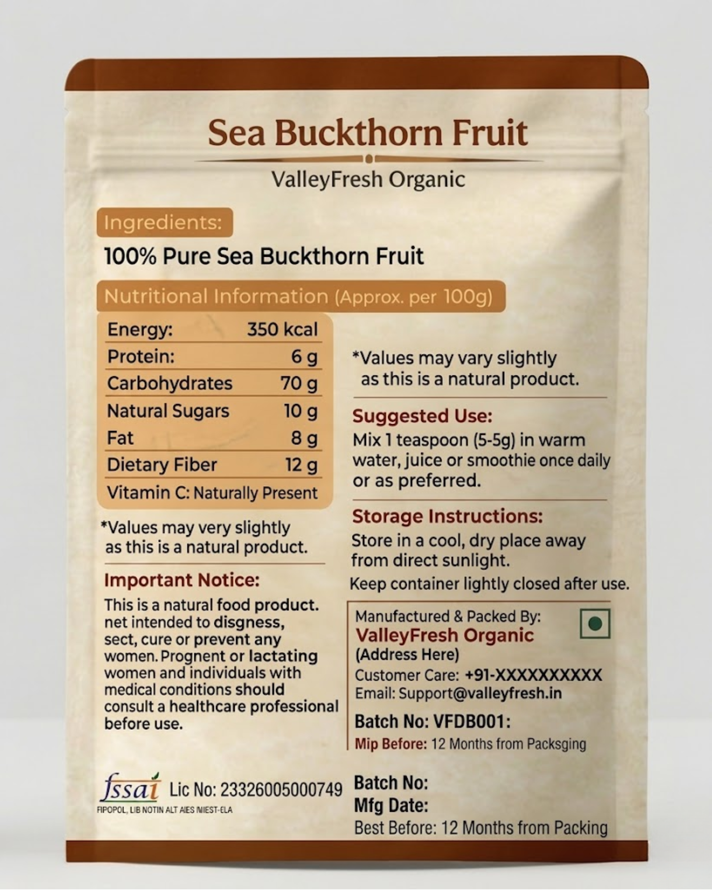 Sea Buckthorn Berries